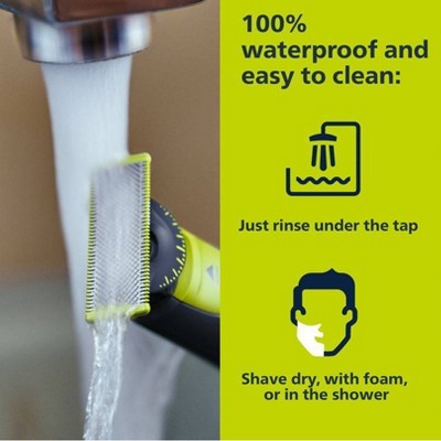 Philips Norelco OneBlade 360 Face & Body Rechargeable Men's Electric Shaver and Trimmer QP2834/70 - Imperfect Box