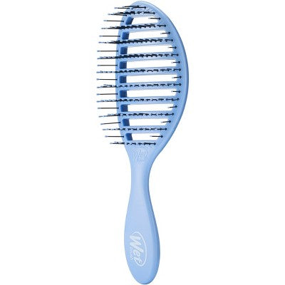 Wet Brush Speed Dry Detangler Hair Brush Solid Sky Blue - New