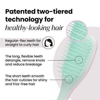 Tangle Teezer Mini Ultimate Detangler Hair Brush Marshmallow Duo - Imperfect Box