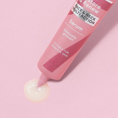 No7 Restore & Renew Multi Action Face & Neck Serum 1.69 fl oz - Imperfect Box