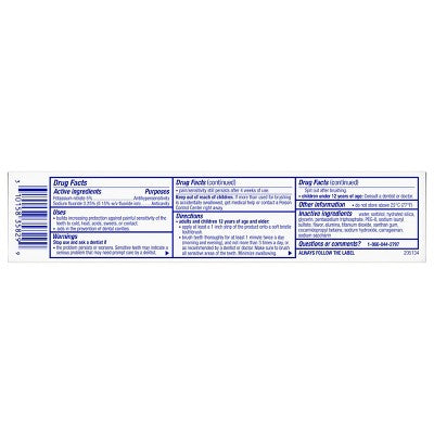 Sensodyne Clinical White Stain Protector Toothpaste 3.4oz/2pk - Imperfect Box