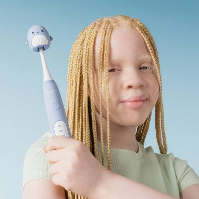 ORDO Sonic Kids Rechargeable Toothbrush Squishmallows Samir Blue - Imperfect Box