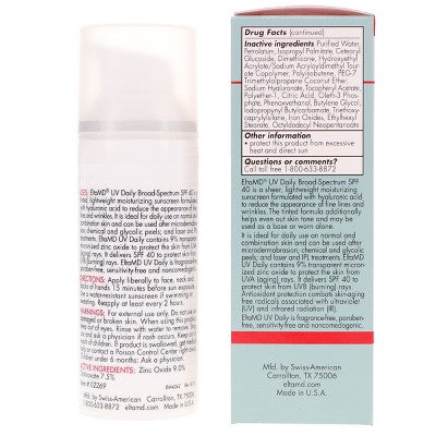 EltaMD UV Daily Broad-Spectrum SPF 40 Tinted Moisturizing Facial Sunscreen 1.7 oz - Missing Box