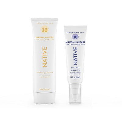 Native Mineral Sunscreen Coconut & Pineapple SPF 30 5 fl oz - Imperfect Container