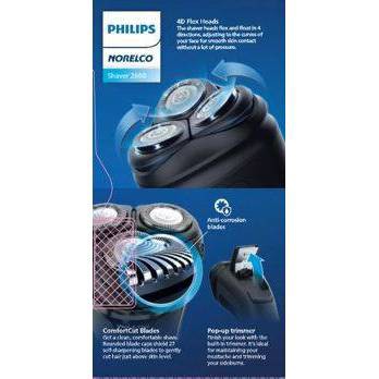 Philips Norelco Wet & Dry Men's Rechargeable Electric Shaver 2600 - Imperfect Box